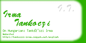 irma tankoczi business card